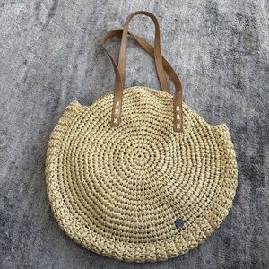 Billabong Round Straw Tote Bag